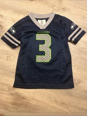 NFL Team Apparel Seattle Seahawks Russell Wilson #3 Toddler Jersey 3T